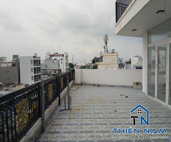 Cho thuê mặt tiền kinh doanh 13x13m 1 trệt lửng 3 lầu thang máy Phan Huy ích, Q.Tân Bình