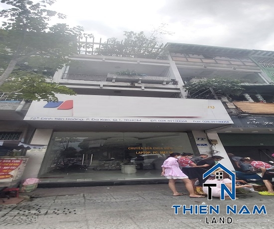 Cho thuê nhà 2 MT trước san MT Đinh Tiên Hoàng, Đakao, Quận 1 -  Giá 55 triệu 