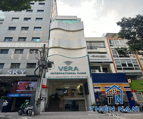 Cho thuê tòa nhà văn phòng MT đường Trương Định, Quận 3 - Giá 200 Triệu 