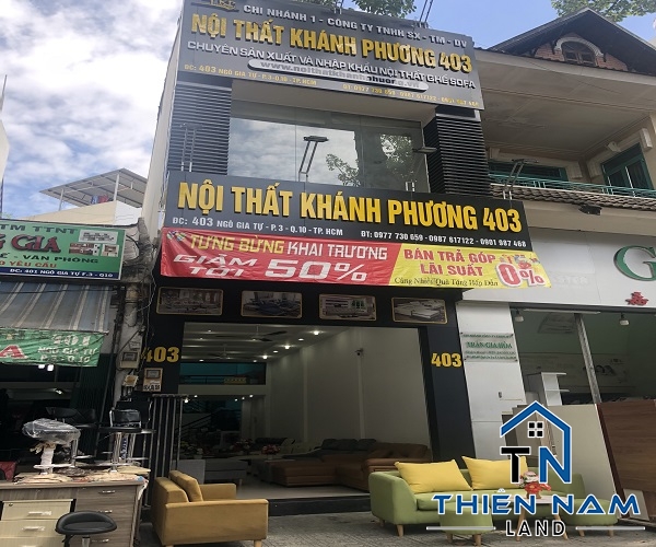 Cho thuê nhà mặt tiền Ngô Gia Tự, Phường 3, Quận 10 giá 55tr/Tháng