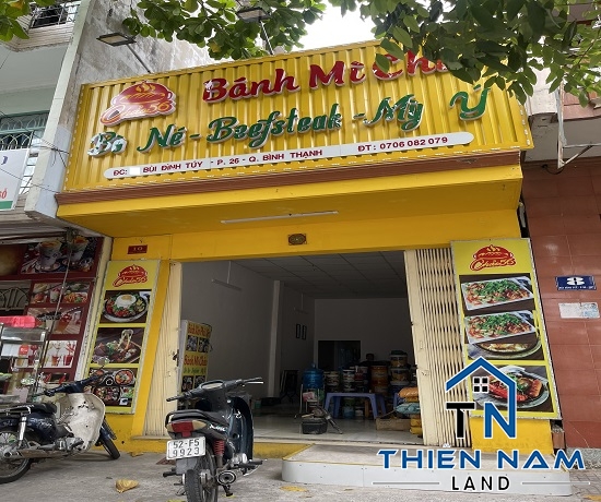 Cho thuê nhà MT đường Bùi Đình Túy, P 26, Quận Bình Thạnh  -  Giá 28 Triệu 