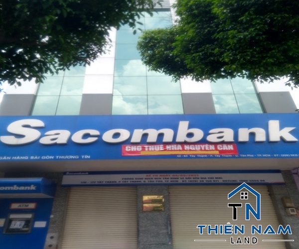 Cho Thuê nguyên căn măt tiền Tây Thạnh 9x25m, 1 trệt 2 lầu Q.Tân Phú
