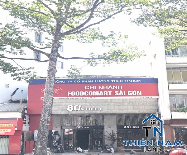 Cho thuê nhà MẶT TIỀN đường Trần Hưng Đạo, phường Cầu Ông Lãnh, Quận 1, diện tích: 12m x 27m