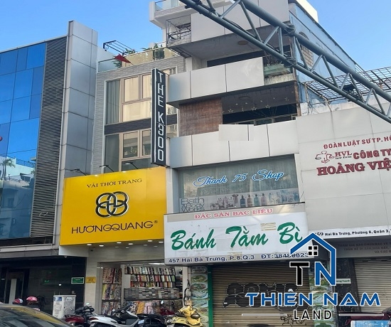 Cho thuê nhà MT Hai Bà Trưng, Phường 8, quận 3 -  Giá: 2500 USD