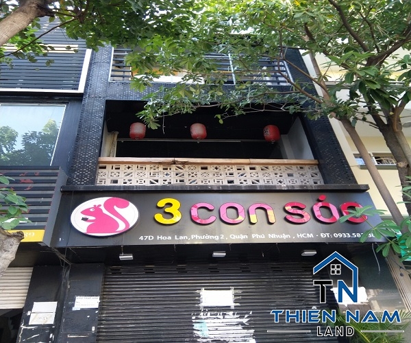 Cho thuê mặt tiền kinh doanh Hoa Lan Q.Phú Nhuận